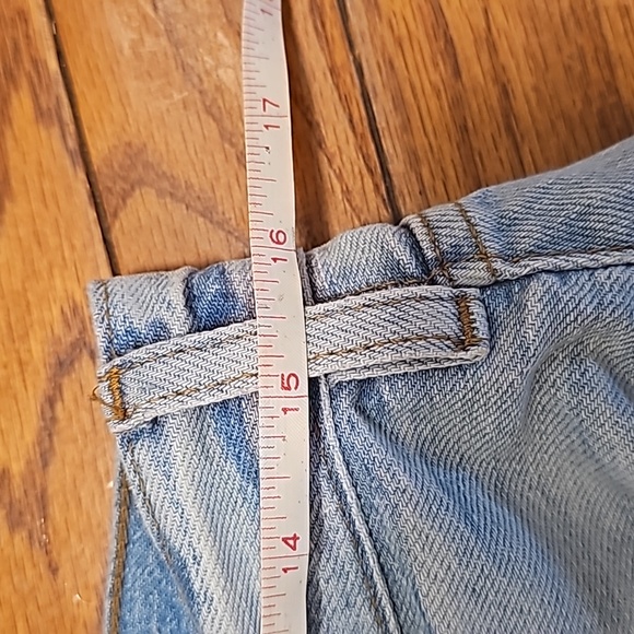 FRAME Le Jane Distressed High Rise Wide Leg Jeans in Winslow 30 - Picture 13 of 16